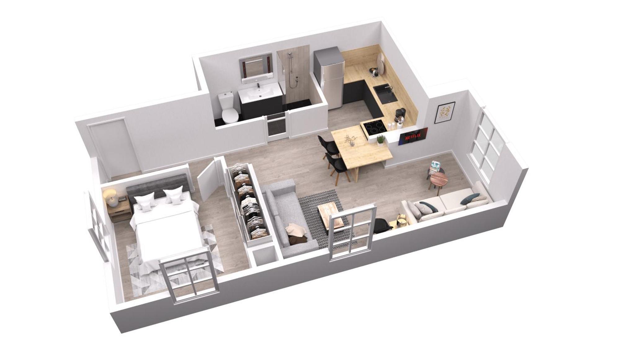 Magnifique, T2 Bis Spacieux & Calme, Neuf, Parking Gerde Exterior foto